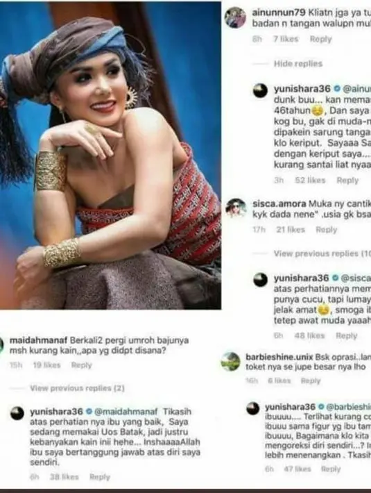 Yuni Shara (Instagram/yunishara36)