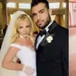 Momen pernikahan Britney Spears dan Sam Asghari. (Sumber: Instagram/britneyspears)