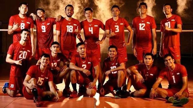 5 Aksi Gokil Pilar Timnas Voli Indonesia I Putu Randu Yang Sedot Perhatian Di Sea Games 2019 Sea Games Bola Com