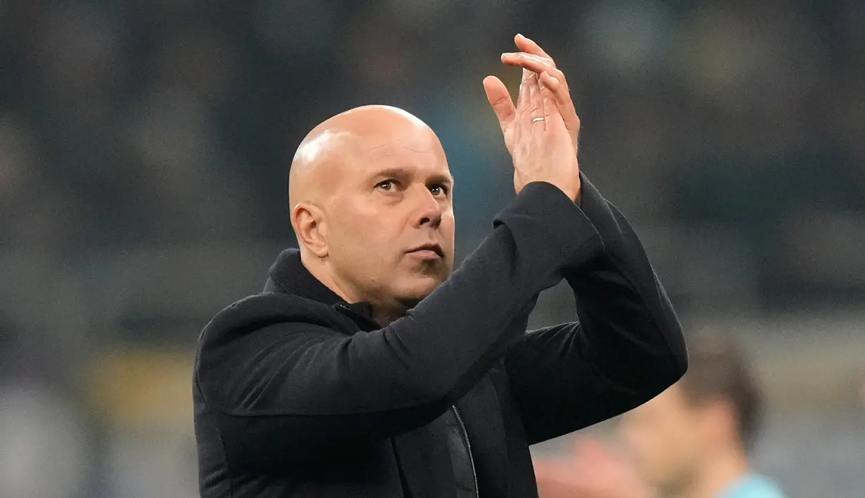 Dengan hasil ini, Liverpool menempati posisi kedelapan klasemen grup dengan 12 poin. Inter Milan tetap berada di posisi kelima, juga mengoleksi 12 poin, sehingga persaingan untuk lolos ke babak 16 besar masih sangat ketat. (AP Photo/Luca Bruno)