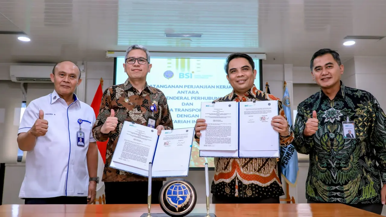Direktorat Jenderal Perhubungan Laut Kementerian Perhubungan menggandeng Bank Syariah Indonesia (BSI). Salah satunya soal penyaluran upah atau gaji pegawainya.