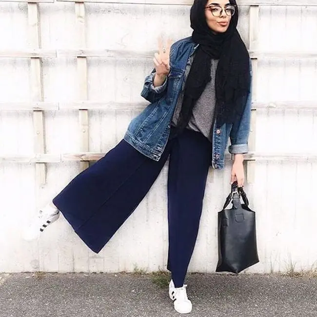 Gaya hijab untuk weekend. (instagram.com/pinterest)