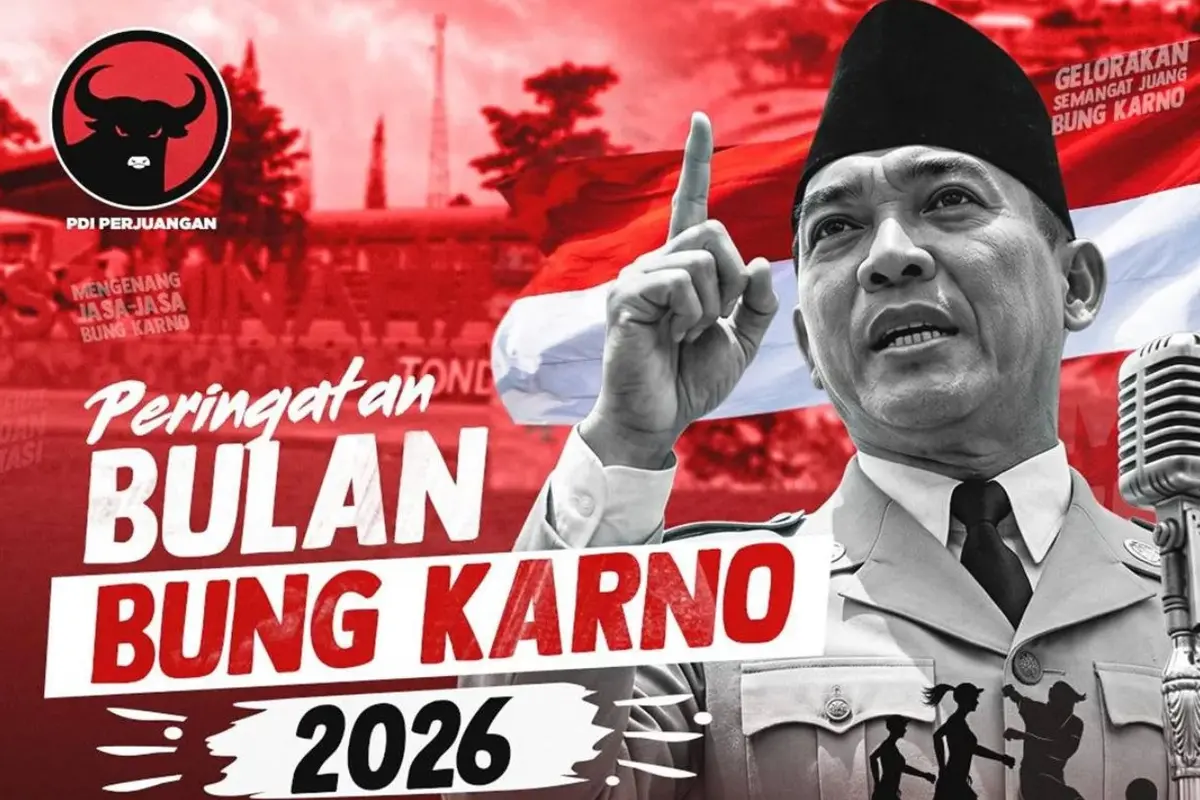 Gelaran Bulan Bung Karno 2026 dimulai Juni ini.