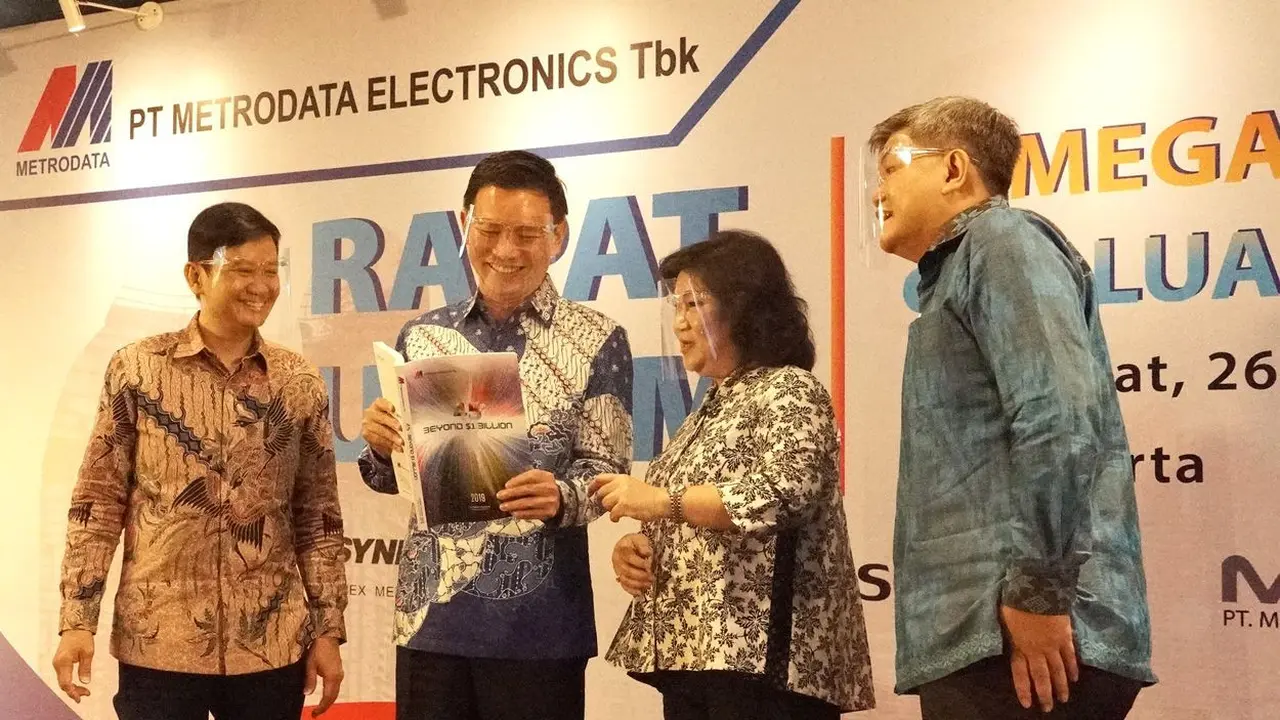 Rapat Umum Pemegang Saham (RUPS) Tahunan PT Metrodata Electronics Tbk untuk tahun buku 2019. (Dok Metrodata)