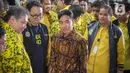 Hasil rapimnas itu menetapkan bahwa Partai Golkar mengusung Prabowo Subianto dan Gibran sebagai pasangan calon presiden dan calon wakil presiden (capres-cawapres). (Liputan6.com/Angga Yuniar)