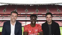 Liga Inggris: Resmi Tanda Tangan Kontrak Baru, Bukayo Saka Perpanjang Masa Bakti di Arsenal