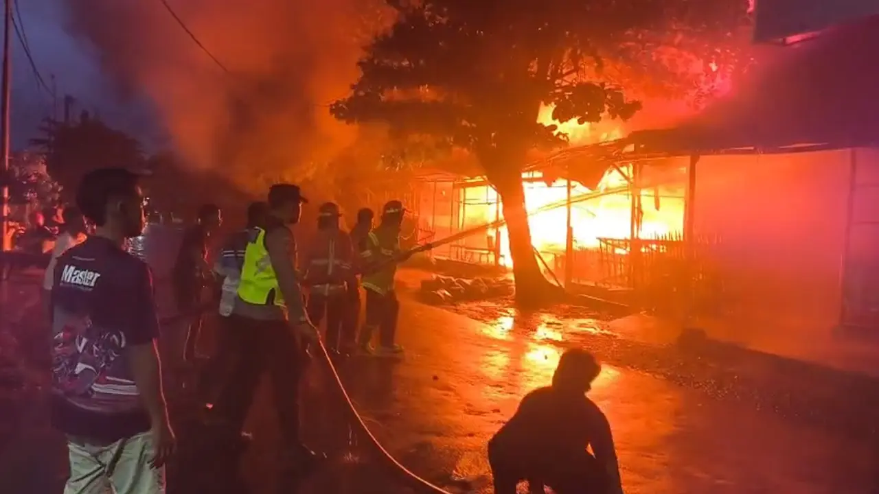 Kebakaran Pasar Pagi Pemalang
