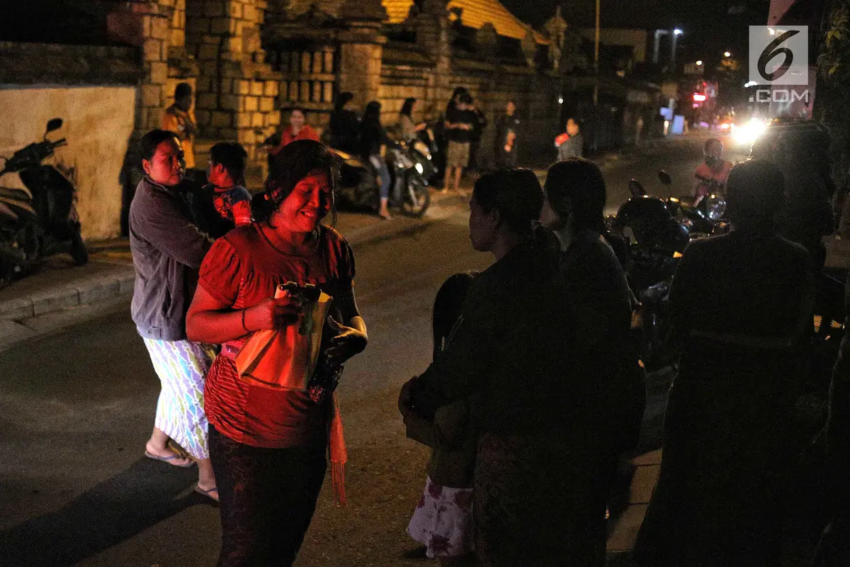Gempa Lombok 7 SR, Warga Nusa Dua Bali Berhamburan Keluar Rumah