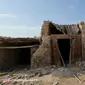 Artefak rumah kuno di Arab Saudi, diperkirakan dibangun pada zaman perang Badar. (Foto: Tangkapan Layar YT Aiman Mulyana)