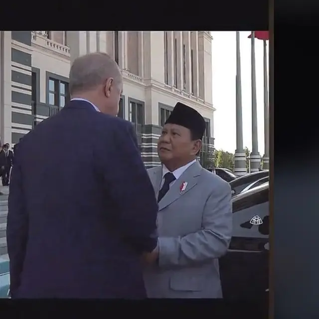 Gestur Presiden Turki Erdogan Waktu Prabowo Mau Pamitan Pulang Jadi Sorotan: Kayak Tak Mau Pisah.