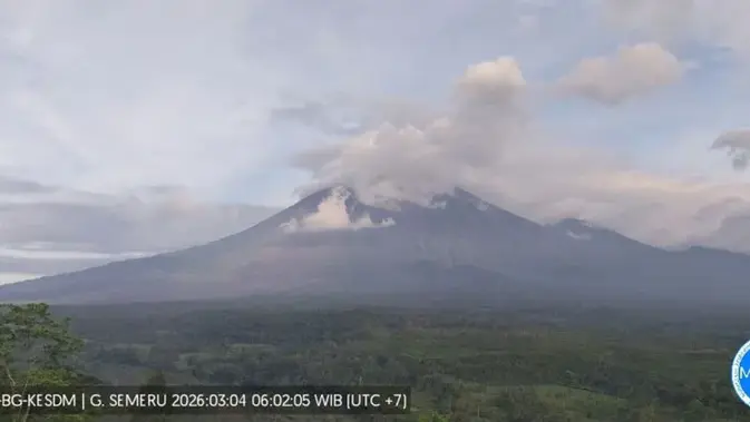 Semeru Tiga Kali Erupsi Dalam Sehari, Ini Penjelasan Badan Geologi