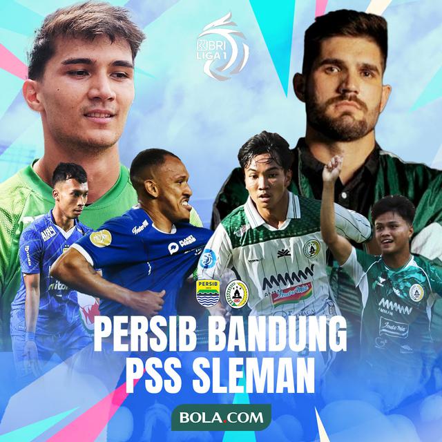BRI Liga 1 - Persib Bandung Vs PSS Sleman - Duel Antarlini