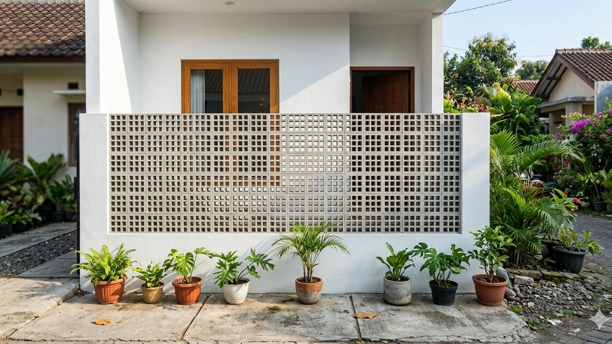 6 Desain Roster Motif Kotak Kecil yang Cocok untuk Pagar Rumah Sederhana, Tampil Modern dan Elegan