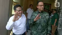 "Iya tentu (Anies dan rombongan akan) disambut Cawapres Gus Imin dan jajaran pengurus DPP PKB," ujar dia. (merdeka.com/Arie Basuki)