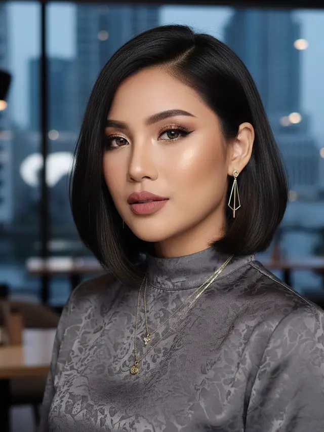 Model Bob Pendek Wanita 2026 (Foto: Gemini AI)