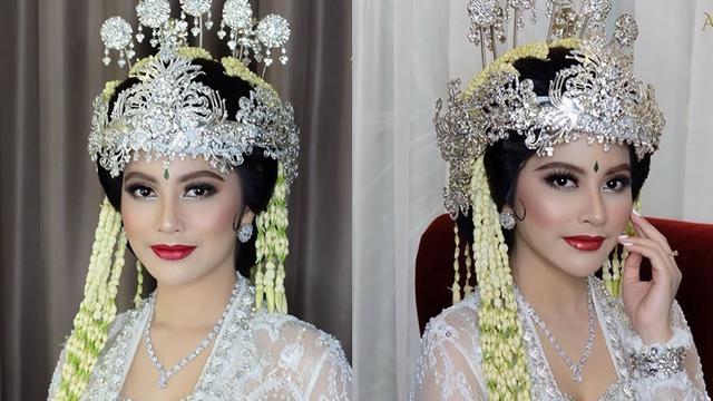 Sah Jadi Suami-Istri, Ini 6 Momen Pernikahan Tiwi Eks T2 dengan Adat Sunda