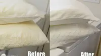 Cara Memutihkan Bantal yang Mulai Menguning