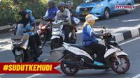 Ilustrasi emak-emak lawan arah lalin (Ist)