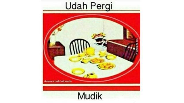 8 Meme Kocak Mudik Lebaran Ini Bikin Senyum Kecut