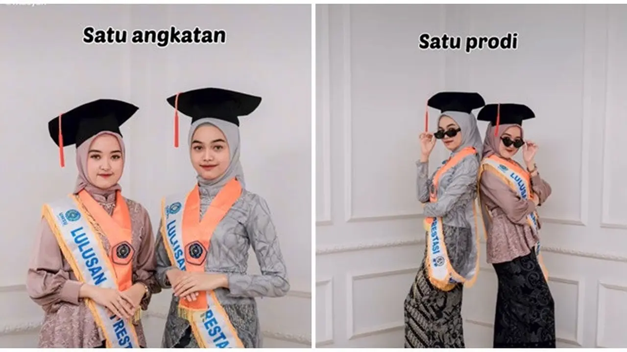 Kompak Sejak Awal Perkuliahan, Dua Sahabat Ini Disebut Mirip Bak Saudara