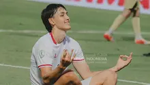 Striker timnas Indonesia Mitchell Baker rayakan gol ke gawang Timor Leste pada laga Grup A Piala AFF 2026 di Stadion Chonburi, Jumat (31/7/2026). (X Timnas Indonesia)