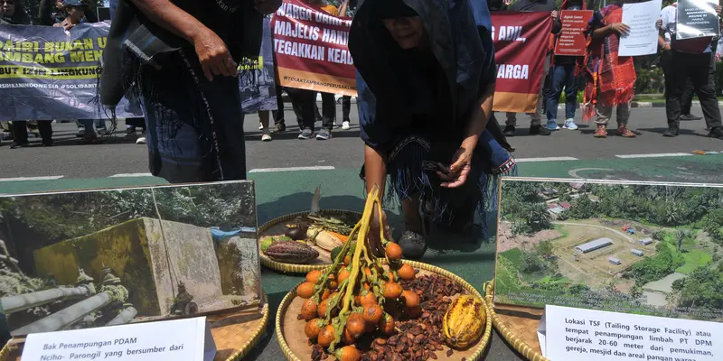 Kehidupan Terancam Tambang, Warga Kabupaten Dairi Berunjuk Rasa di Depan Mahkamah Agung