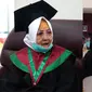 Jadi Wisudawan Tertua, Adik Mantan Wakil Presiden RI Raih Gelar Sarjana di Usia 80 Tahun. (Sumber: Instagram/umsurabaya)