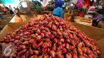 Memasuki Ramadan sejumlah harga sayur mengalami kenaikan harga, Pasar Induk Kramat Jati, Jakarta, Jumat (19/6/2015). Bawang merah dari harga Rp 20 ribu/kg saat ini mencapai Rp 22 ribu hingga 25 ribu/kg. (Liputan6.com/Yoppy Renato)