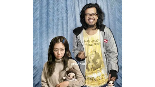 6 Foto Editan Bareng Jennie Blackpink Ini 'Halu' nya Maksimal