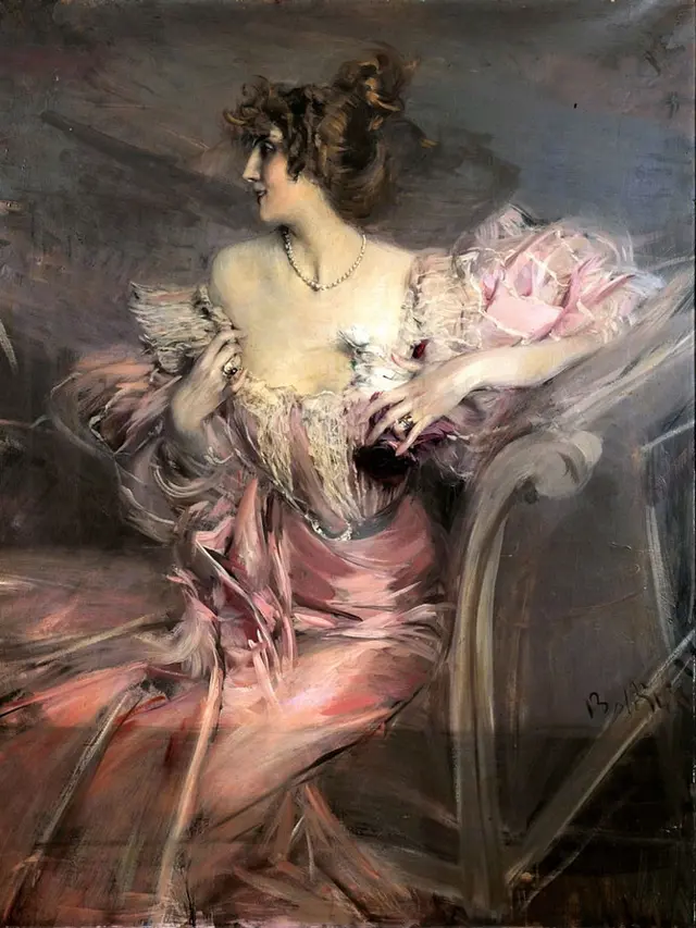 Potret Madame De Florian (C. 1900-1910) Oleh Giovanni Boldini.
