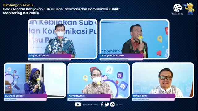 Bimbingan Teknis (Bimtek) Pelaksanaan Kebijakan Sub Urusan Informasi dan Komunikasi Publik, di Lombok Barat.