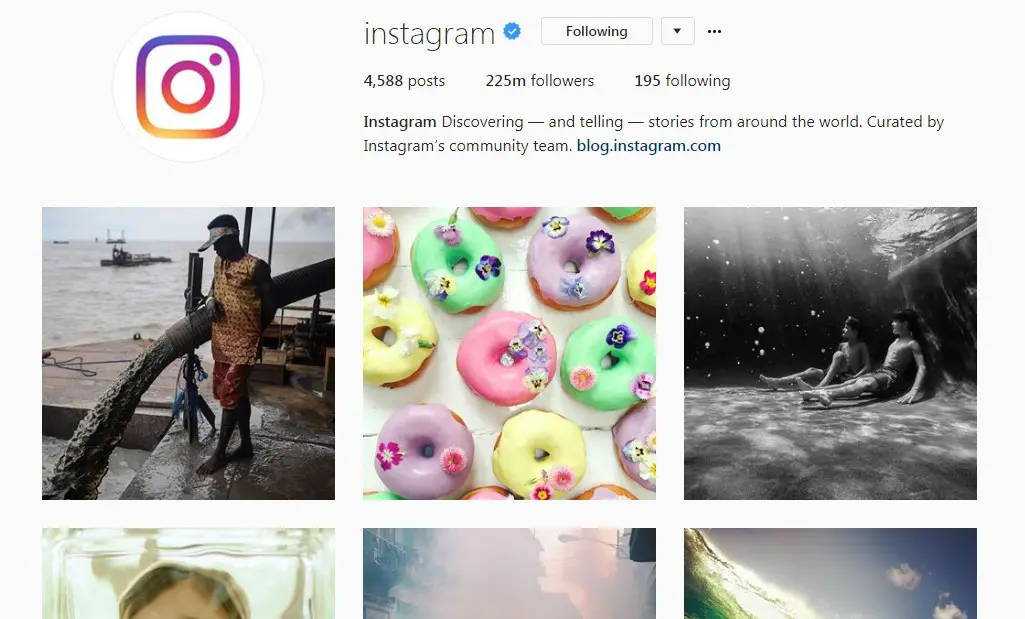 Akun Instagram milik Instagram diikuti oleh 225 juta follower (Liputan6.com/ Agustin Setyo W)