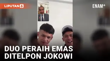 Jokowi Telpon Veddriq Leonardo dan Rizki Juniansyah