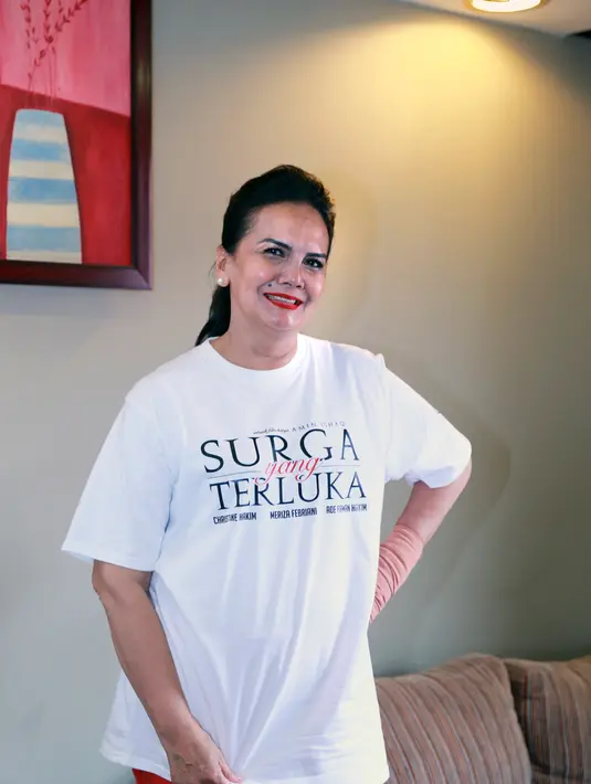 Selain aktris senior, ibundanya juga merasa tersentuh saat ikut membaca skripnya. (Adrian Putra/Bintang.com)