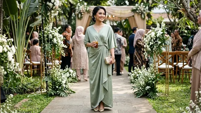 8 Tren Model Dress Simple Elegan Panjang untuk Kondangan 2026, Tampil Memukau