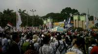 Demo Guru Honorer di Depan DPR (Liputan6.com/ Taufiqurrohman)