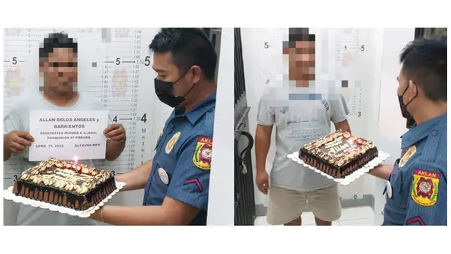 Ditangkap di Hari Ulang Tahunnya, Buronan Ini Dapat Kejutan Kue dari Polisi