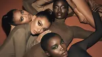 Laras Sekar (kiri atas) hiasi iklan kosmetik Kim Kardashian (Sumber: Instagram/kimkardashian)