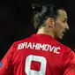 7. Zlatan Ibrahimovic - Striker Swedia ini menjadi andalan Mourinho saat menukangi Manchester United pada 2016-2017. Ibrahimovic mencetak 28 gol dan meraih Tiga trofi, Community Shield, Piala Liga Inggris dan Liga Eropa. (EPA/Peter Powell)