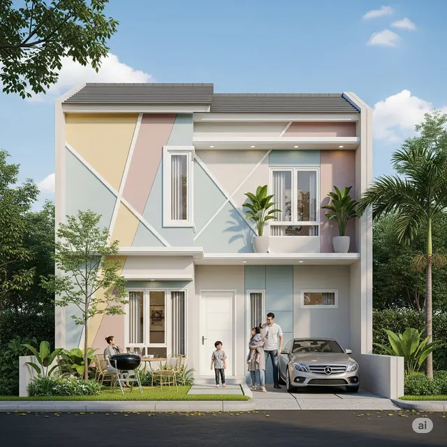 Rumah Multiwarna Ceria