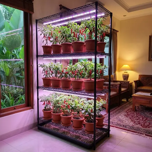 Ide Kebun Cabai di Dalam Ruangan