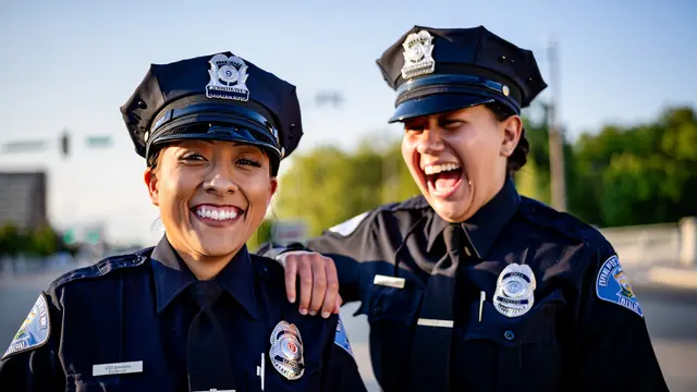 Police Laughing