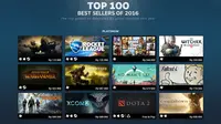 Valve umumkan 100 gim terlaris yang dirilis sepanjang tahun 2016 di platform Steam. (Liputan6.com/ Yuslianson)