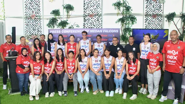 Tim bola voli Medan Falcons, resmi mengumumkan kesiapannya untuk berlaga di kasta tertinggi voli nasional, Proliga 2026.