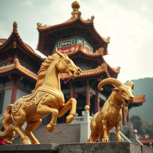 Shio kuda dan kambing