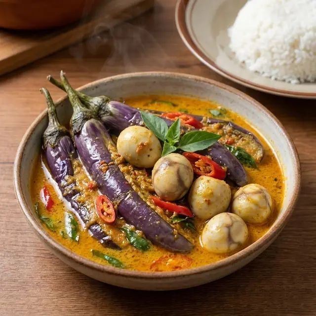 Resep Terong Bakar Santan