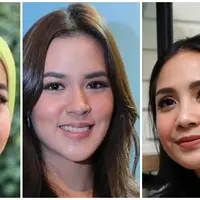 Laudya Cynthia Bella, Raisa, dan Nagita Slavina (Bintang Pictures)