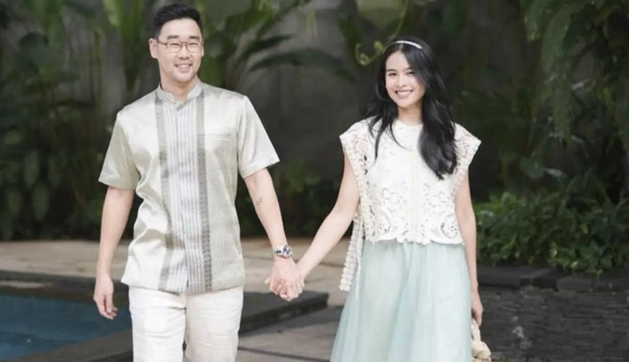 <p>Penampilan Publik Figure Tanah Air Kenakan Baju Lebaran Warna Hijau Sage, credit: Instagram @maudyayunda</p>