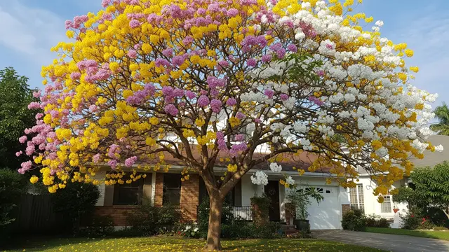 Jenis Pohon untuk Depan Rumah yang Bisa Membuat Udara Lebih Dingin saat Siang (Image by Gemini AI)