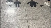 Heboh Tanda Tubuh Gemuk di Stasiun Korea Selatan, Komentar Warganet Terbelah